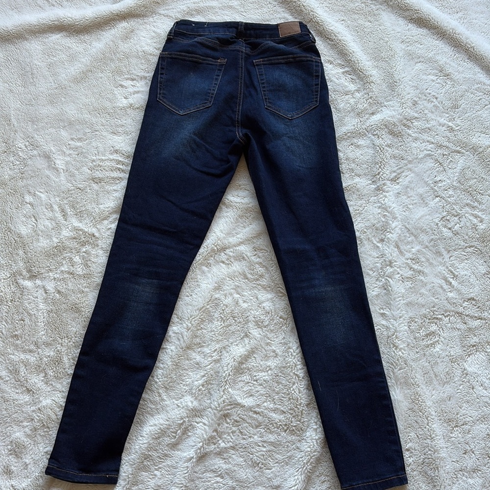 Bluenotes High Rise Skinny Jeans | Dark Wash Stretch Denim Size 26/27 - Picture 11 of 11